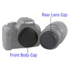 Camera Body Cap and Rear Lens Cover for Canon EOS