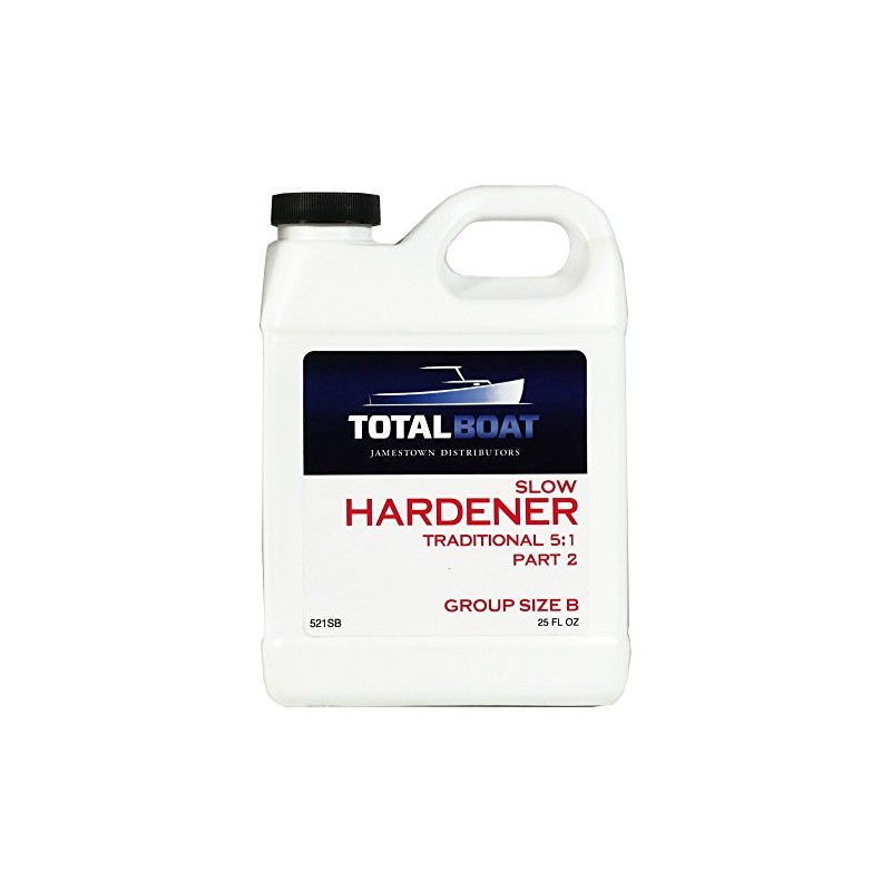 TotalBoat 5:1 Epoxy Slow Hardener 25 Ounces (for 1 Gallon