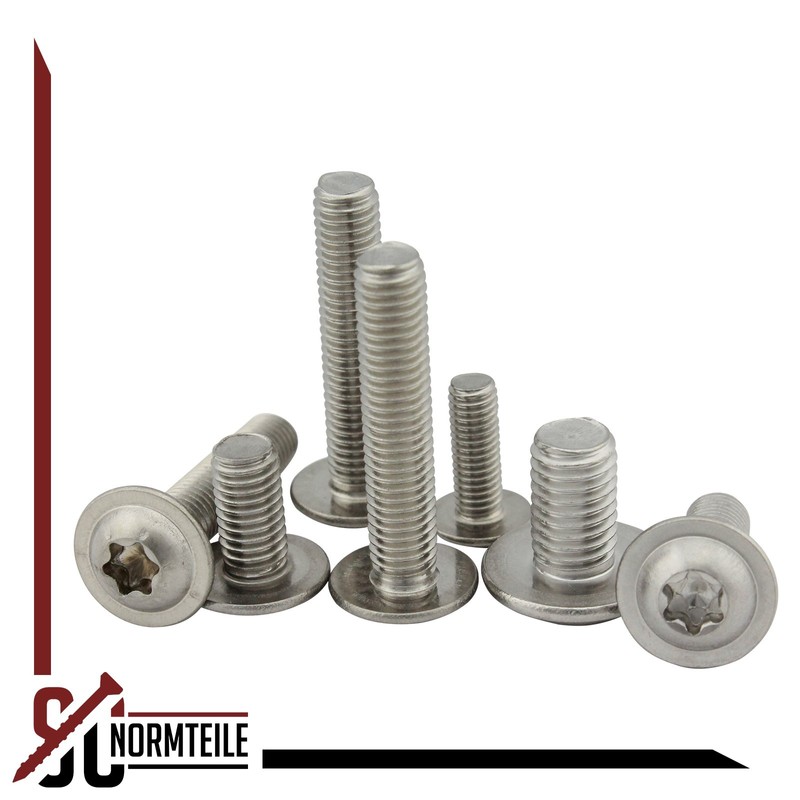 Pan Head Screws with Flange and Hexalobular Socket (ISR) -