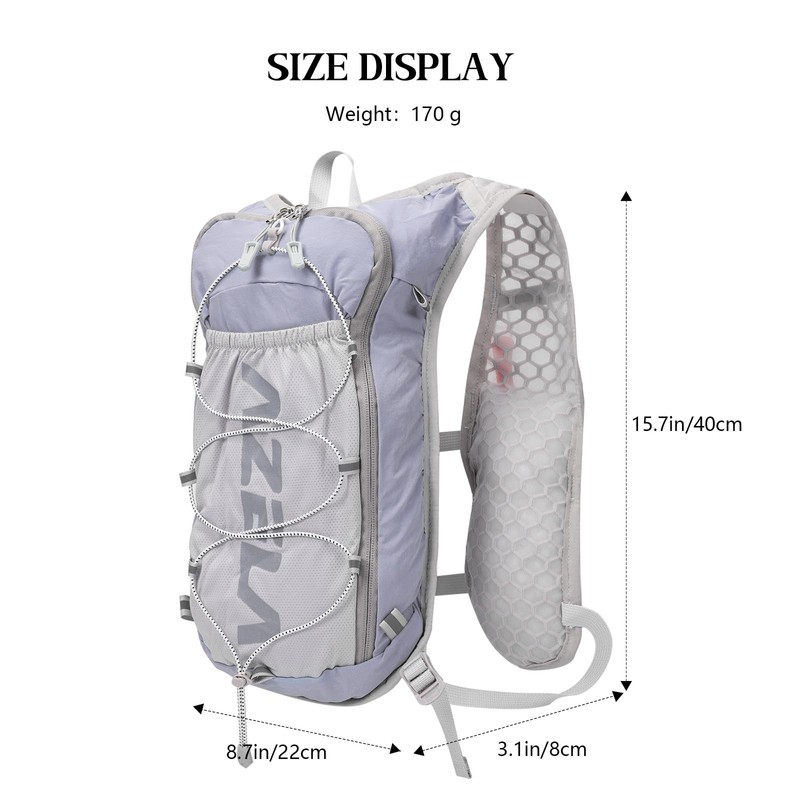 Running Hydration Vest Backpack Lightweight Running Vest Women mens Compatible