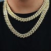 NOMOKOS Cuban Link Chain Mens Necklace Iced Out Miami Cuban