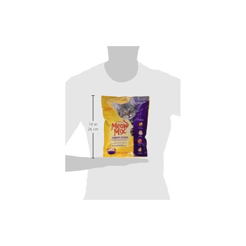 Meow Mix Original Choice Dry Cat Food 18oz Small Bag