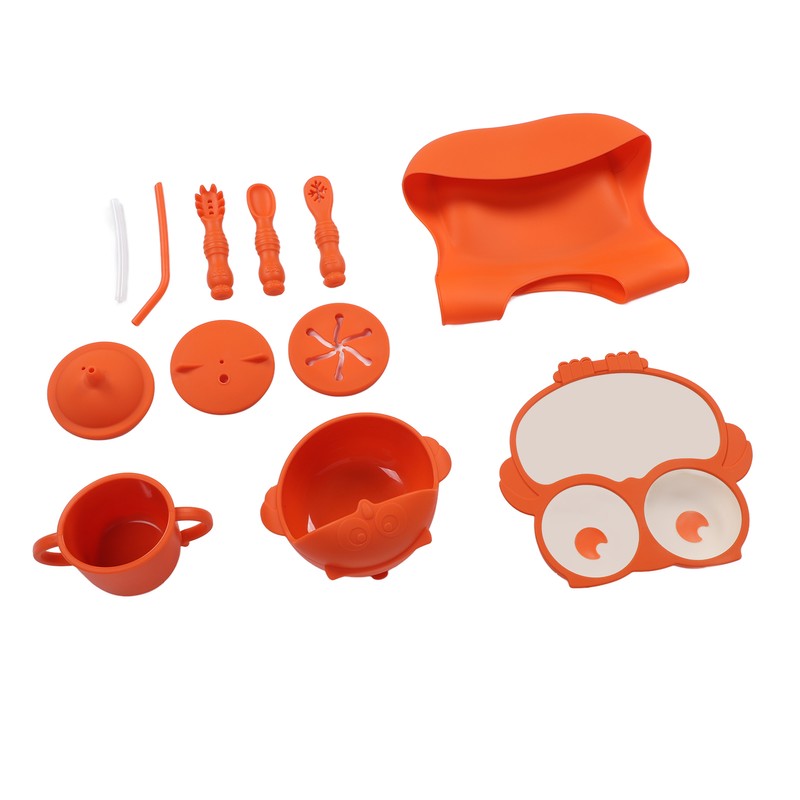 Baby Led Weaning Supplies Owl Shape Teether Safety Strong Suction