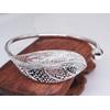 Yuren 925 Sterling Silver Leaf Charm Bracelets & Bangles for