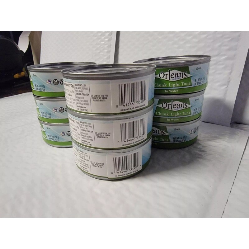 Choice Landing Orleans Flaky Light Tuna in Water 5oz Can