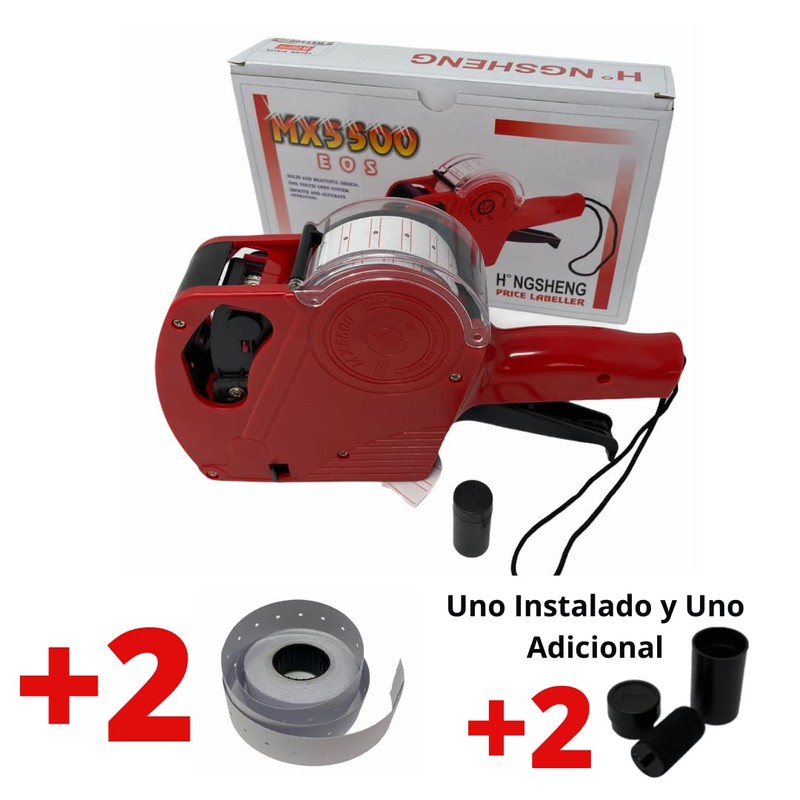 Genérico Etiquetadora HONGSHENG De Precios 8 Dígitos 1 Línea +2