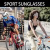 GNOLONG Sports Cycling Sunglasses Frameless Sun Glasses UV400 Protection Eyewear
