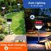 Solar Garden Lawn Stake Light, Waterproof Realistic Charcoal Fire, Solar