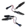 4Pcs Motorcycle Turn Signal Light 12LED 12V Universal Sequential Indicator