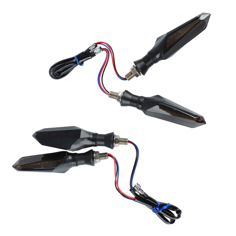 4Pcs Motorcycle Turn Signal Light 12LED 12V Universal Sequential Indicator