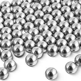 ZEYIYER 100PCS Paint Mixing Balls, Stainless Steel Bearing Balls for Model Mixing and Stirring of Paint or Nail Polish Agitator Balls