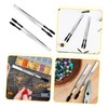 WOONEKY 2pcs Stamp Tweezers Ergonomic Design Multi-function Craft Tool for