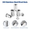 GOOBETTER 860pcs Metric Rivet Nuts Assortment Kit, M3 M4 M5