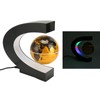 Magnetic Levitation Globe Golden Built in LED Frosted Texture C