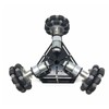 100mm Durable Nylon Rubber Bearing Rollers Omni Wheels for Robot