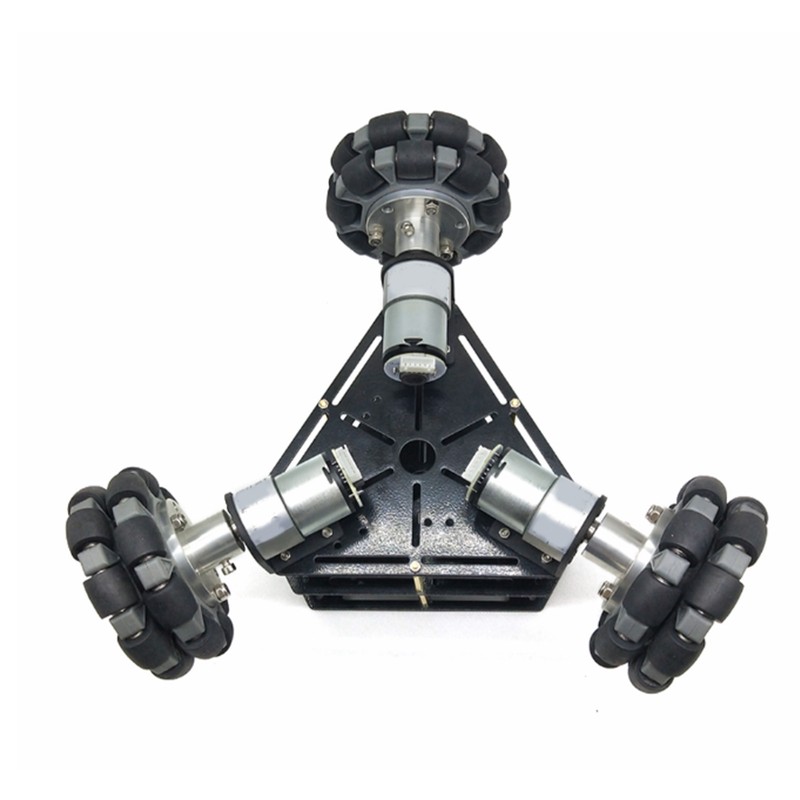 100mm Durable Nylon Rubber Bearing Rollers Omni Wheels for Robot