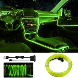 LED Interior Lighting Car, 5 m Car Interior Lighting, LED Atmosphere Light Car, Multicoloured Waterproof Ambient Lighting, Car LED Strips, Neon, Interior Lighting, Strips, Tape, Lamps