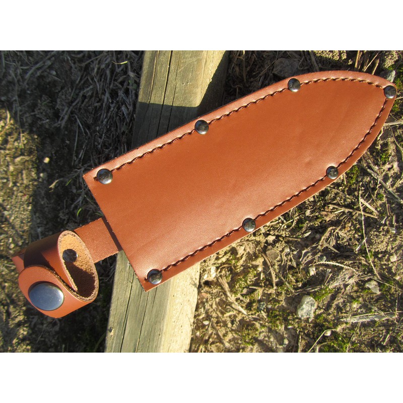 RiverView Enterprise Knife Sheath Riveted Genuine Leather - Up to
