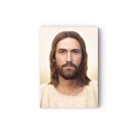 Light of the World - By Brent Borup | Jesus Painting | Picture of Jesus | Jesus Christ Portrait | Jesus Art | Brent Borup Art | Sunday School Supplies | Missionary Gifts (UNFRAMED) (5x7 Print - 5