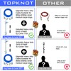 Dog Tie Out Cable and Stake,45FT Heavy Duty Cable,360°Swivel Dog