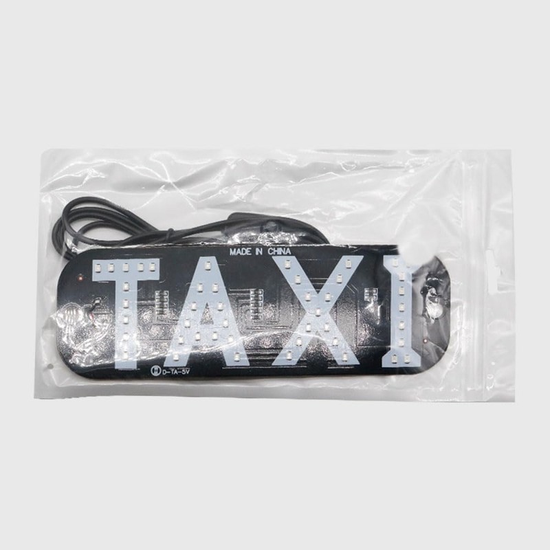 NSKANQI Taxi Sign Light USB On/Off Button, Bright Taxi LED