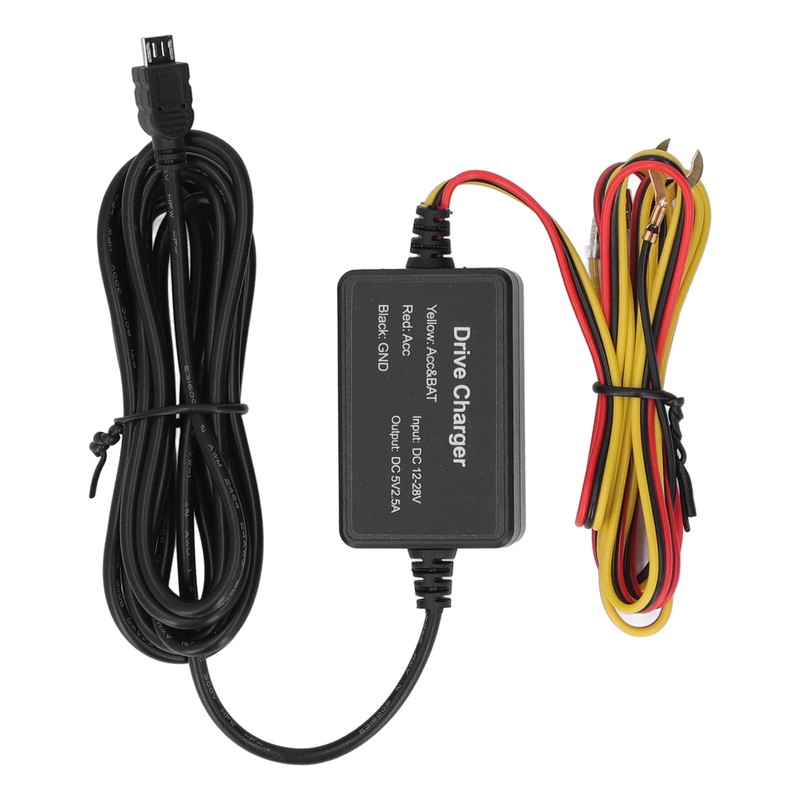 Dash Cam Hardwire Kit Rubber Metal for Mirror Cam GPS