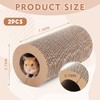 Dansydaisy 2 Pack Hamster Tunnel Tube Toy - 7.5" Natural