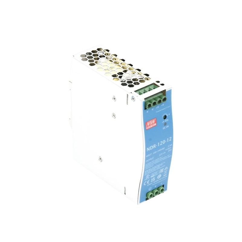 MeanWell NDR-120-12 120W 12V 10A Power Supply DIN Rail DIN-Rail