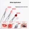 Lip Brush, 6PCS Silicone Lip Applicator Reusable Lip Mask Applicator,