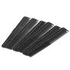 6pcs Carbon Fine Cutting Combs Salon Barber Plastic Hairdressing Flat