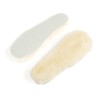 ADLNOSVY Sheepskin Insoles Natural Unisex Cozy Warm Durable Soft Sheep