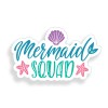 Real Sticky Mermaid Squad Sticker Laptop Cup Cooler Beach Car