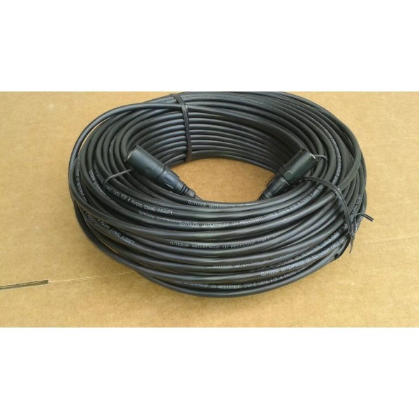 Unbranded 100FT PRO CAT6 Tactical Shielded w/Neutrik Ethercon RJ45 Digital