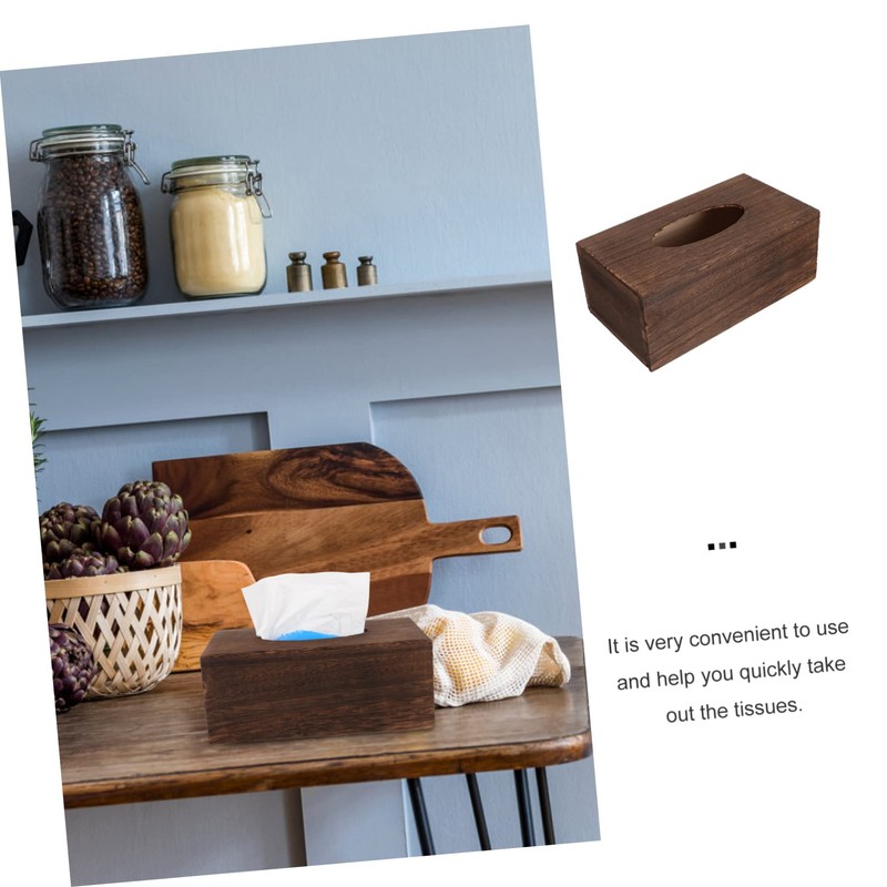 LABRIMP Tissue Holder 1pc Box Rectangular Extraction Decorate Towel Cover