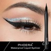 AQUAPURITY PHOERA® WATERPROOF LIQUID EYELINER PEN BROWN BLACK AND 4