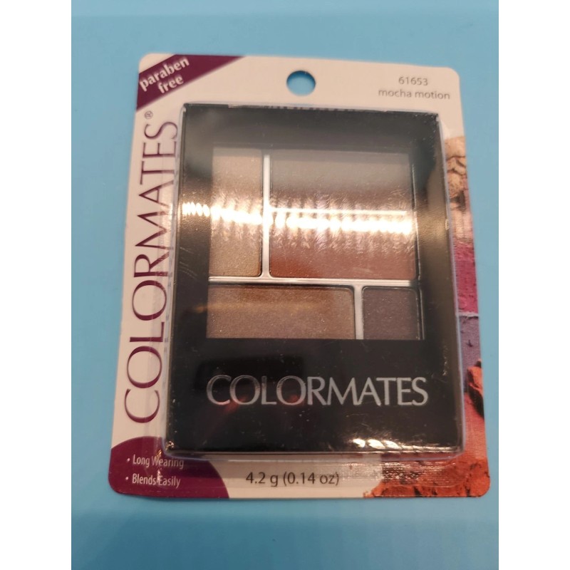 Colormates Mirror Case Eye Shadow Palette 61653 Mocha Motion
