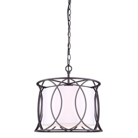 Monica 1 Light Pendant Size: 13"