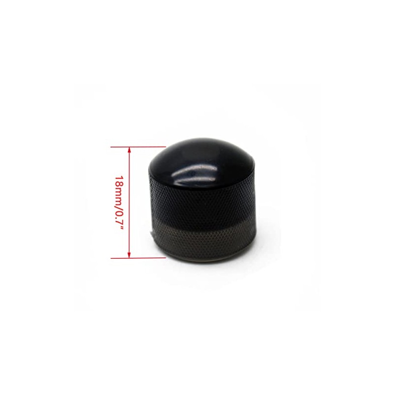 TUOREN Plastic Guitar Control Knob Volume Tone Control Dome Knobs