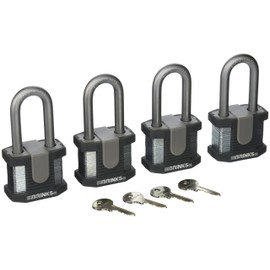 Brinks Laminated Steel, Home Security 672-52401: 50Mm Commercial, 4Pk