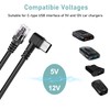 SYGGDERS USB-C to RJ11 Power Cord, Radar Detector Cable, for