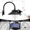 SIEDiNLAR Solar Barn Light Outdoor 3 Modes 2 Lighting, Garage