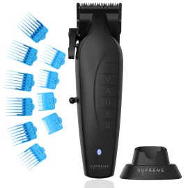 Supreme Trimmer Vader Clipper STC5098 | DLC Taper Blade 210 Min Run Time | Black