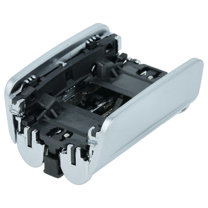vhbw Ersatz-Scherkopf kompatibel mit Braun Series 8 Elektrorasierer, Silber