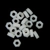 Increased Fire Hex Nuts Nylon Material M4 Pack of 20