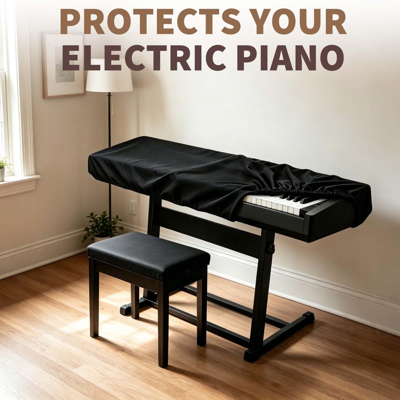 88 Keys Piano Keyboard Dust Cover,Soft Milk Silk Stretchy,Electronic Keyboard
