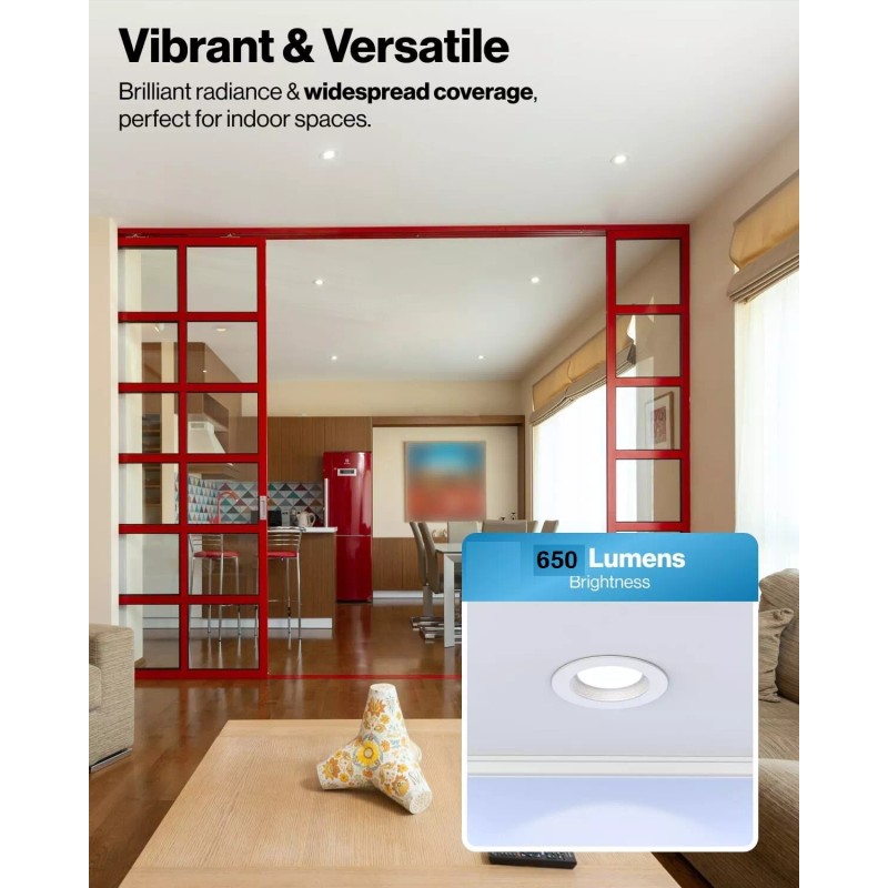 MAKENA Retrofit Kit LED 65w Dimmable 4'' inch Recessed Ceiling