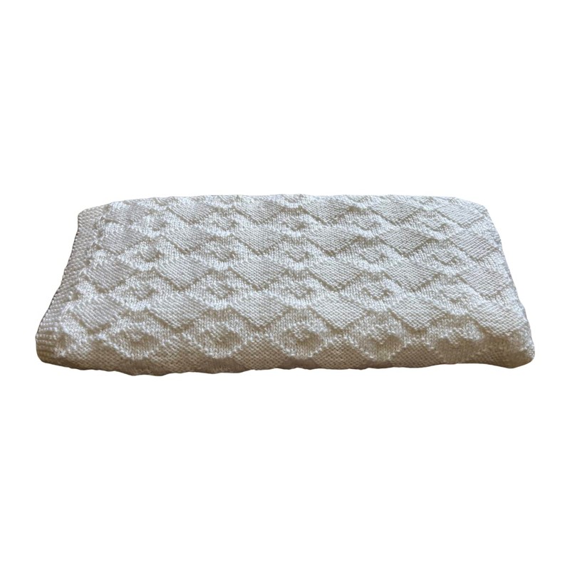 Peach Unicorn Designs Knitting Patterns for Baby Blankets x 2,