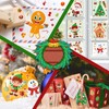 Christmas Stickers for Kids Ages 4-8, Make-A-Face Stickers DIY Arts