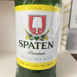 Spaten Franziskaner NEW SPATEN FRANZISKANER Inflatable 29" Tall Large 2 Sided Beer Bottle Bar