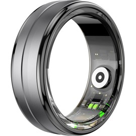 findtime Smart Ring Fitness Ring Heart Rate Monitor Sleep Tracker Blood Oxygen Pedometer Calories Step Counter Fitness Tracker Health Ring 5ATM Waterproof Smart Rings for Men Women